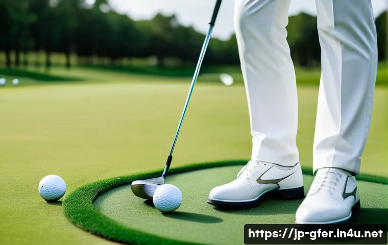 골프 레슨 중 빈번한 질문과 답변 - A detailed scene of a Japanese beginner golfer practicing golf swing basics at a sunny outdoor drivi...